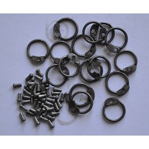 8mm 1.4mm round ring round riveted