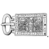 Merovingian reliquary buckle