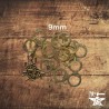 9mm flat rings brass